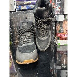 Nike Air Max 1 Mid Utility Black Gum Sneakerboot Trail Shoes Mens 9 Hard To Find